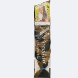 Hairs "1B27"  X-pression Ultra Braid Zopf schwarz+blond /20 - Image 1