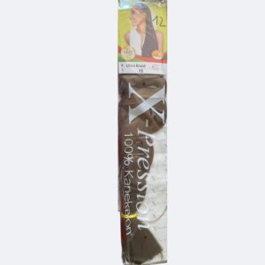 hairs X-Pression Ultra braid brown #12 165g/20 - Image 1