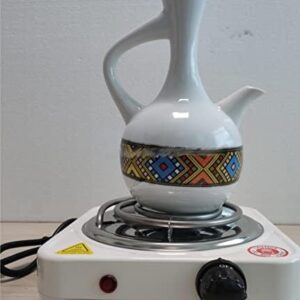 Traditional Ethiopian/Eritrean Jebena made from ceramic. 800ml - Image 5
