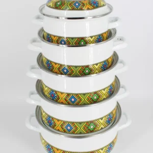 Emaille Schüssel Enamel bowl 6Set-Shehani Asmera /1 - Image 4