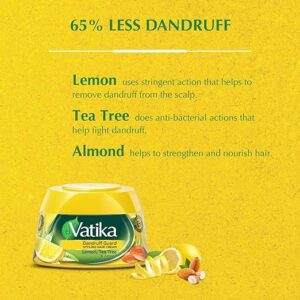 Vatika Naturals Dandruff Guard Styling Hair Cream with Lemon, Tea Tree & Almond - Image 5