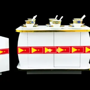 Small coffee table (gas) - Modern Habesha Rekebot Coffee Table Set - Small Table with Gas Stove Cabinet - div. Designs