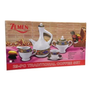 Zemen Traditional Coffee Set 23Pcs - Image 4