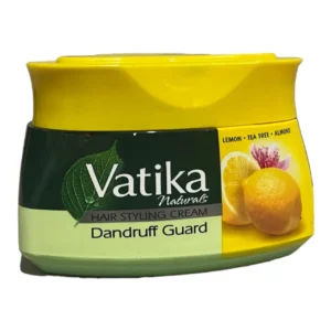 Vatika Naturals Dandruff Guard Styling Hair Cream with Lemon, Tea Tree & Almond - Image 1