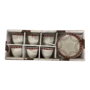 6pcs Cawa Cup Set and Saucer