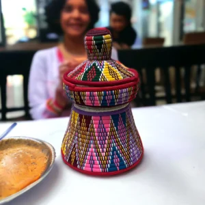Ethiopian Eritrean Traditional Mesob small - Image 2