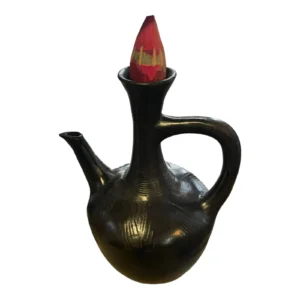 Ethiopian Jebena Clay coffee Pot Round Base
