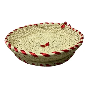 Ethiopian Eritrean Exquisite Hand Woven Decorative & Serving Basket - Image 2
