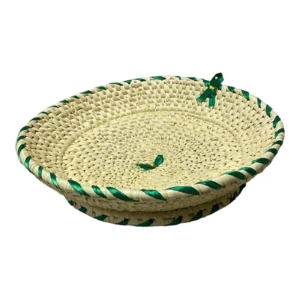 Ethiopian Eritrean Exquisite Hand Woven Decorative & Serving Basket - Image 1