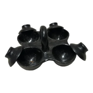 Habesha Clay/ Pottery Container for Spices with Covers (20pcs)