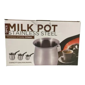 Milk pot & Coffee stainless steel warmer-3set (12pcs)