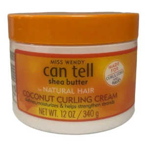 Can tell Shea Butter for Natural Hair Coconut Curling Cream, 12oz 340g (96pcs) - Image 3