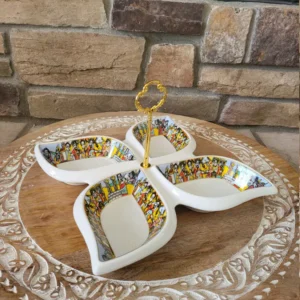 Ethiopian and Eritrean traditional Candy Tray leaf for table (27cm) - Image 4