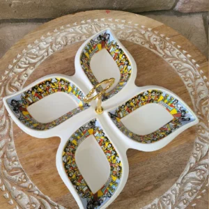 Ethiopian and Eritrean traditional Candy Tray leaf for table (27cm) - Image 1