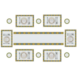 Traditional Habesha Heat Resistant Plastic table mat set - Image 1