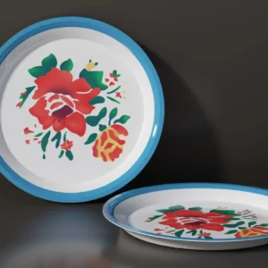 Eritrea/Ethiopian Traditional Melamine Injera Tray small 35cm (48pcs)