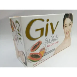 GIV-White Skin Care Papaya & Honey Bar Soap 72g (72pcs) - Image 3