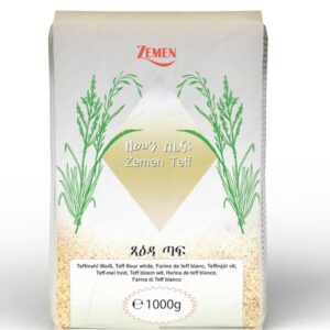 ZEMEN Teffmehl hell /bright flour  10 x 1kg (ET)