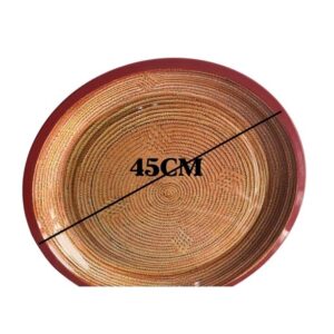 Servierteller aus Melamin  Melamin Injera tray 40cm sefie red /9 - Image 1