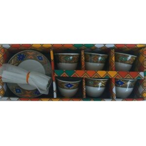 Kaffeetasse, Loeffel und Unterteller/coffee cup and sauce, spoon  Tilbig (6+6+6)18pcs 12x1Set - Image 1