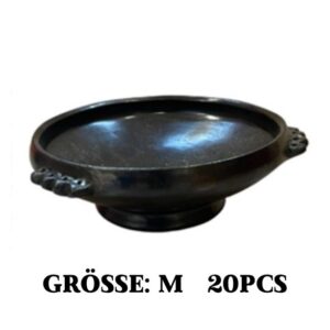 traditioneller Tontopf /Traditional  clay Kitfo pot  Size:M PU:20 - Image 1