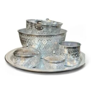 Kaffee warmer Set 6teilig silber /1 - Image 1