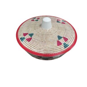 Melamin Mesob 17,5"  Gurage rot (081)/10 - Image 1