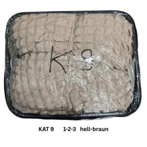 Sofa Couchebezug 1-2-3  hell-beige KAT-9 /10 - Image 1