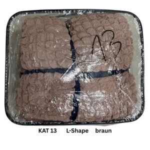 Sofa Cover "L" shape dunkel-beige  KAT-13 /10 - Image 1